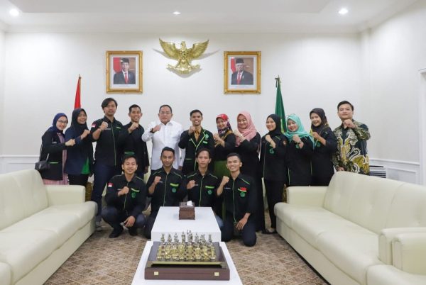 Bupati Dodi Reza Menerima Aundensi Immuba Sekayu