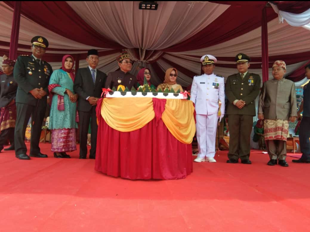 Bupati Saply Pimpin Upacara HUT Ke-11 Kabupaten Mesuji