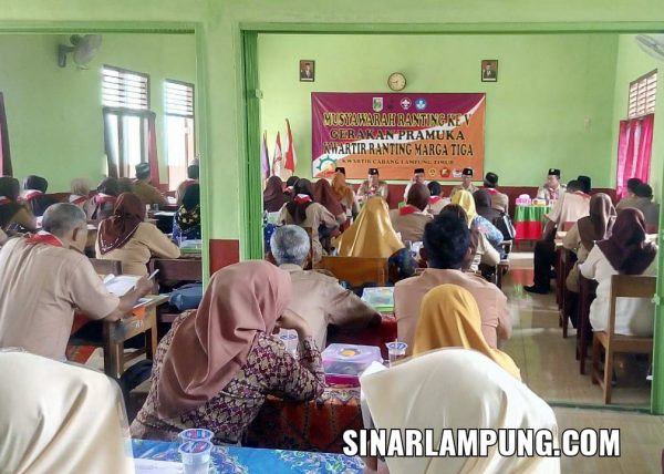 Wakili Danramil Marga Tiga, Serka M. Jubaidi Hadiri Musran V Gerakan Pramuka