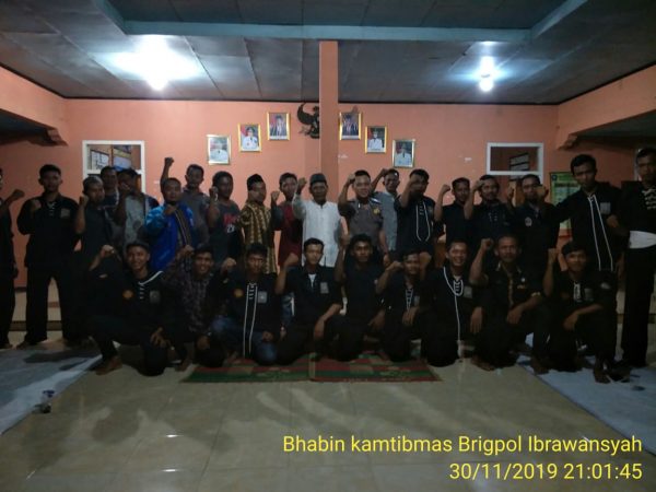 Cipta Kodisi Kamtibmas Bhabinkamtibmas Tiyuh Kagungan Ratu Tatap Muka Dengan Masyarakat IPSI