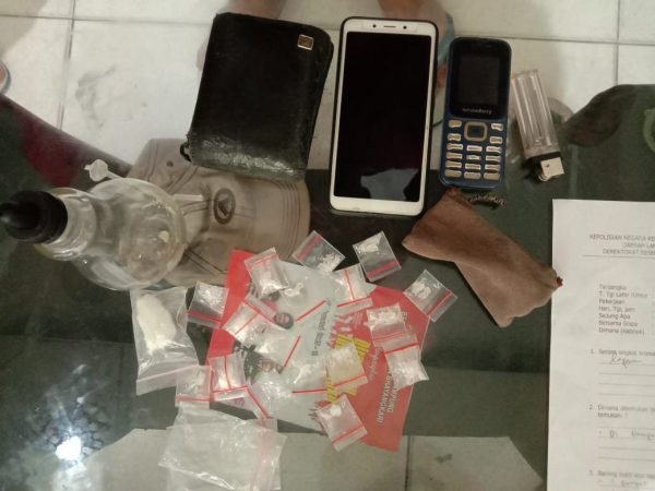 Nyambi Dagang Sabu Tukang Las di Jalan Onta Diringkus Tim Subdit I Direktorat Narkoba