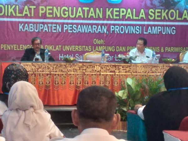 Peserta Diklat Penguatan Kepala Sekolah Asal Pesawaran Dipungli Rp2 Juta Perorang?