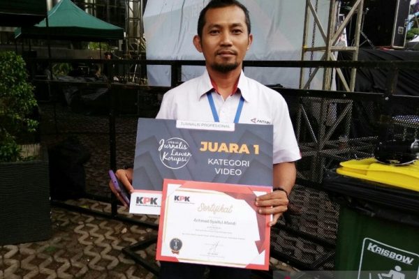 Dua Pewarta TV Antara Menang Lomba “Jurnalis Lawan Korupsi”