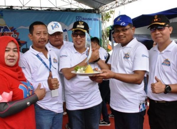 Dandim 0429/Lamtim dan Forkopimda Lamtim Hadiri Pembukaan Pesta Rakyat Simpedes HUT BRI