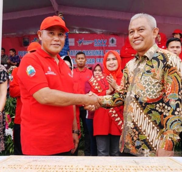 HKN 2019: Bupati Nanang Deklarasikan ODF Lamsel 100 Persen