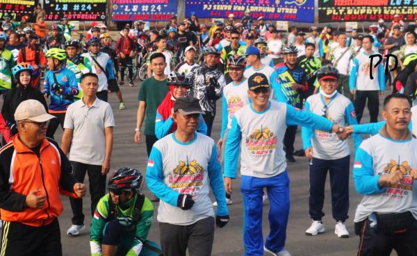 Ribuan Goweser Ramaikan Lampung Bersepeda#24 di Kotabumi