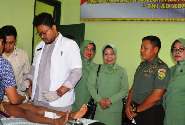 Hari Juang TNI AD Ke-74: Kodim 0429/Lamtim Gelar Baksos