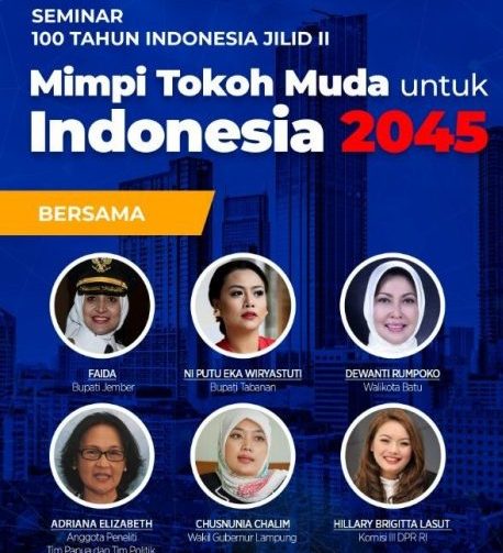 Wagub Chusnunia Jadi Pembicara Seminar 100 Tahun Indonesia “Mimpi Tokoh Muda untuk Indonesia 2045”