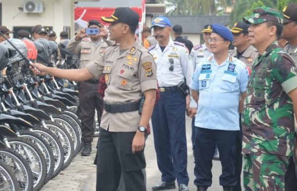 Dandim 0429/Lamtim Hadiri Apel Gelar Pasukan Operasi Lilin Krakatau