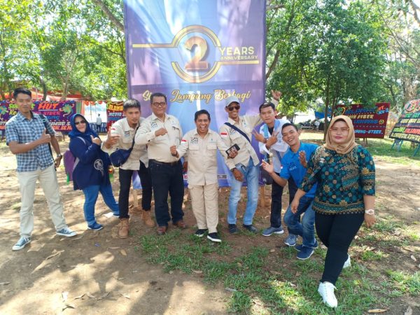 Jauh Dari Kota HUT II Sinarlampung.com di Desa Wonomarto