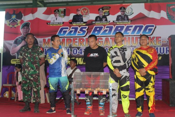 Ngegas Bareng HUT Kodim Ke-1 Sukses Dan Meriah, Dandim : Terima Kasih Para Rider