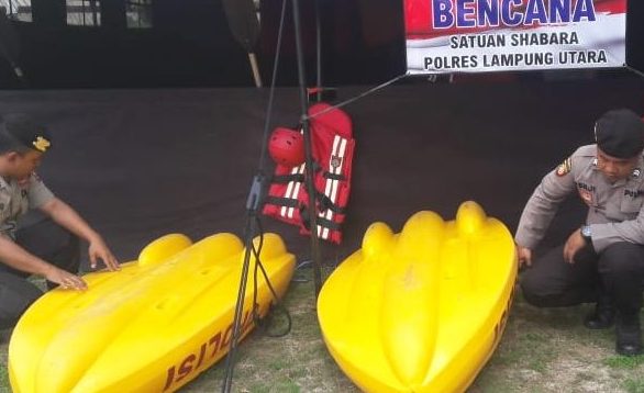 Polres Lampung Utara Dirikan Posko Siaga Bencana