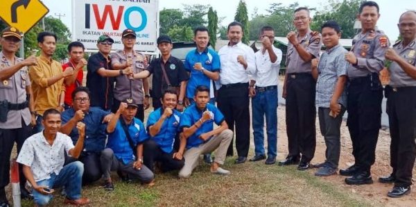 Kapolres AKBP Hadi Saepul Rahman Ajak IWO Tuba Barat Bekerjasama