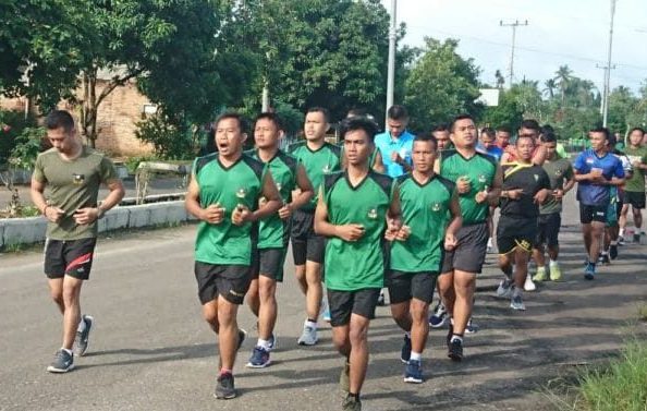 Dandim 0429/Lamtim: Prajurit Jangan Malas Berolahraga