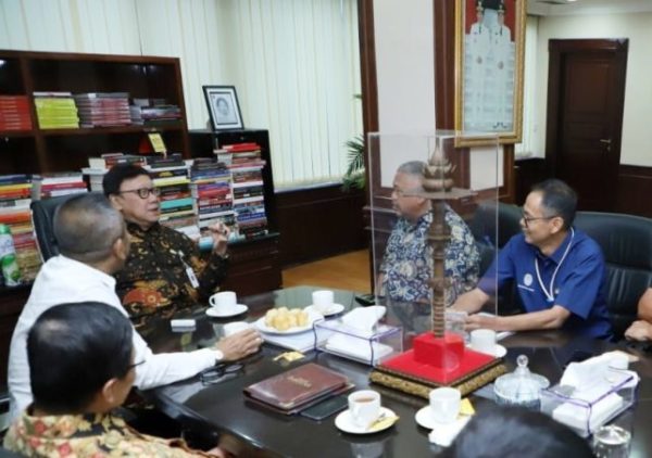 Bahas HPN, PWI Temui Menpan RB Tjahjo Kumolo