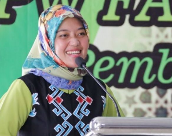 Wujudkan Lampung Tertib, Aman dan Nyaman, Wagub Nunik Berdoa Bersama Fatayat NU