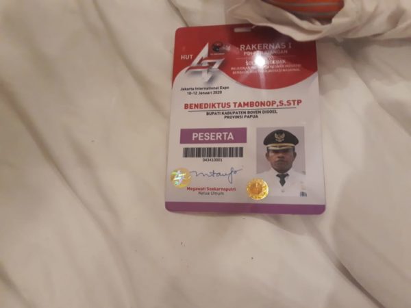 Peserta Rakernas PDIP, Bupati Boven Digoel Benediktus Tewas Usai Kencani Mirna