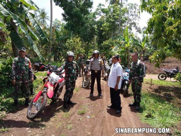 Dandim 0429/Lamtim Tinjau Lokasi Rencana Karya Bhakti