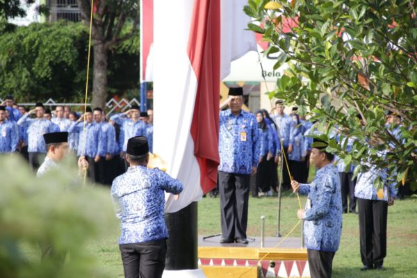 Pimpin Apel Bulanan Pj Sekda Lampura Ingatkan Bahaya DBD