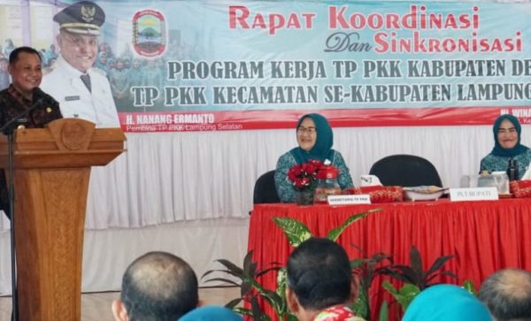 TP PKK Lampung Selatan Gelar Rapat Koordinasi Bersama TP PKK Kecamatan