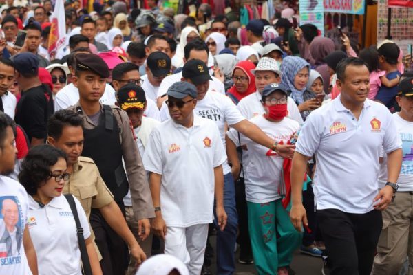 Puluhan Ribu Masyarakat Ramaikan Jalan Sehat DPD Grindra Provinsi Banten