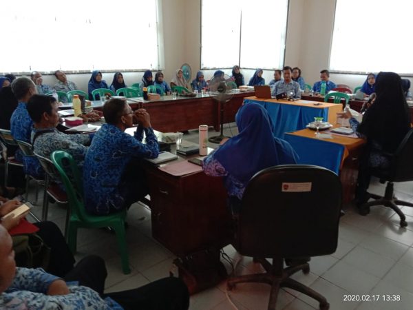 Kadis Kesehatan Mesuji Tanda Tangan Kontrak Kerja Dengan Kabid, Kasi dan Puskesmas