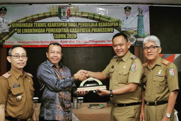 Pengelola Arsip OPD Pemkab Pringsewu Bintek Kearsipan