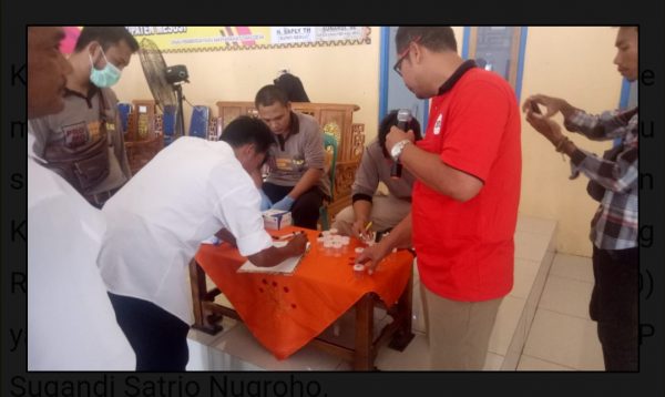 Polres Mesuji Tes Urine Dadakan Para Kades Terpilih, Hasil Semua Negatif