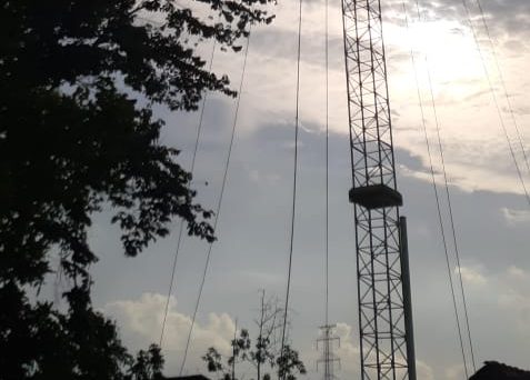 Diduga Belum Berizin Tower Sudah Berdiri di Waykandis?