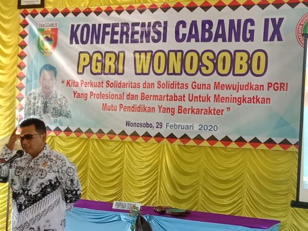 PGRI Wonosobo Gelar Konfercab ke IX