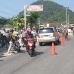 Provost Brigif 3 Marinir Gelar Operasi Bersama Satlantas Pesawaran