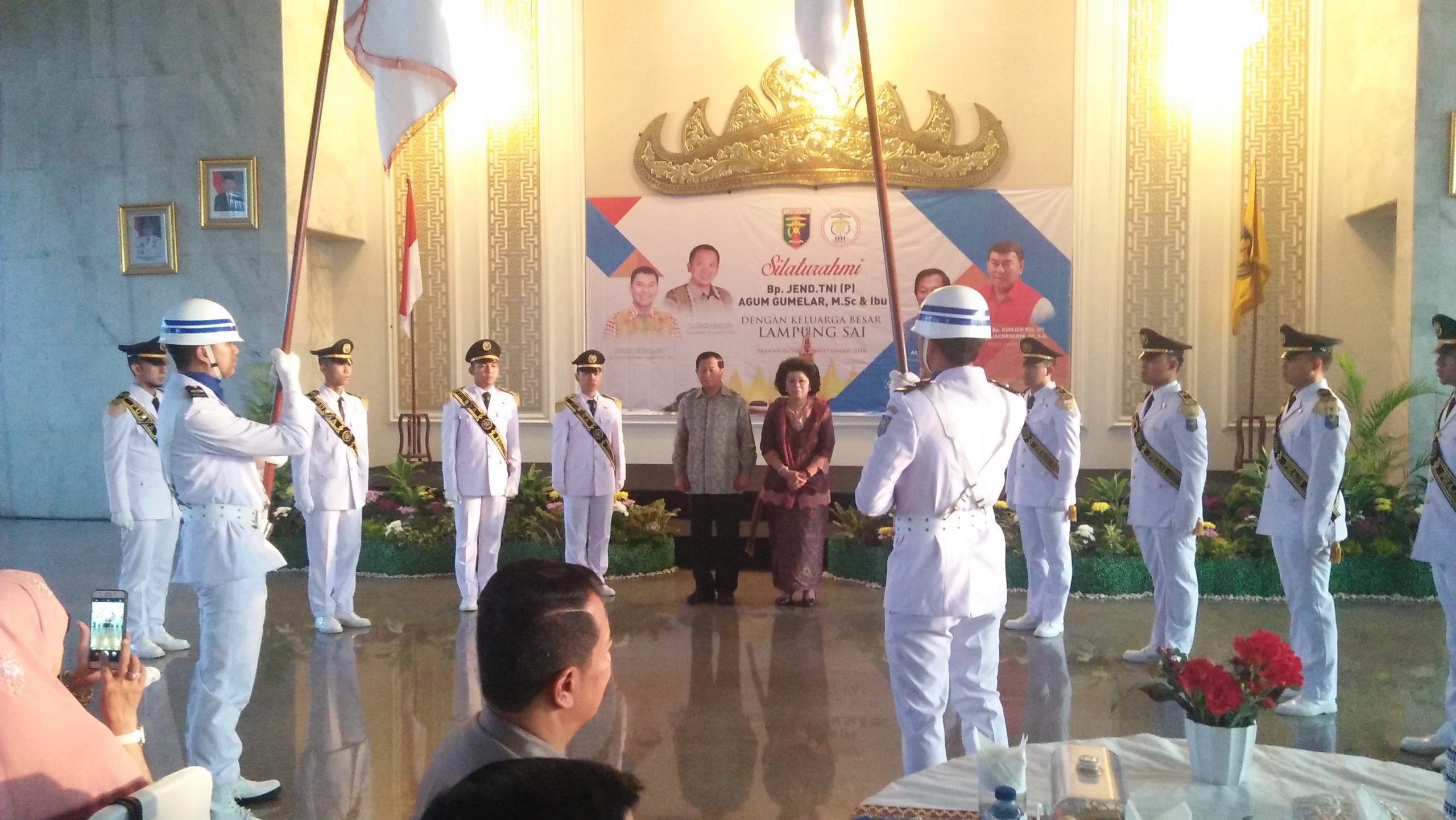 Agum Gumelar Beserta Istrinya Dilantik Jadi Dewan Pakar DPP Lampung Sai