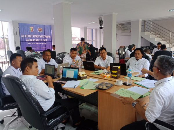 Tiga Puluh Wartawan Ikuti UKW ke XX PWI Lampung