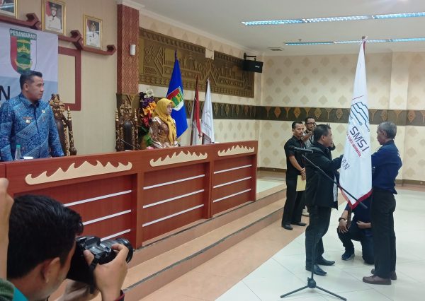 SMSI Provinsi Lampung Kukuhkan Pengurus Pesawaran