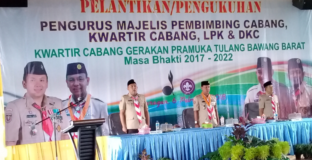 Ka Kwarda Lampung Lantik Mabicab Tubabar