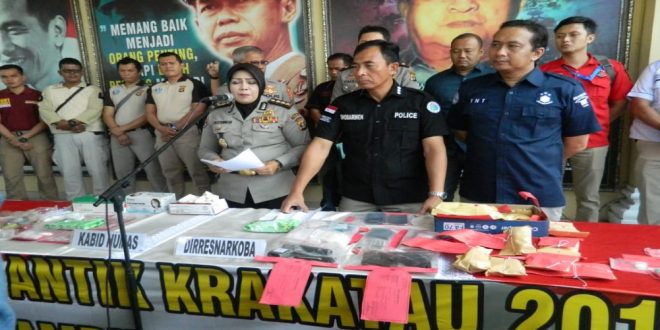 Direktorat Narkoba Polda Lampung Tangkap 173 Tersangka