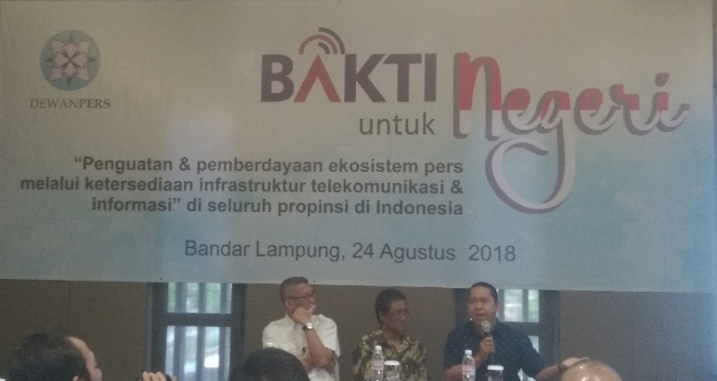 Dewan Pers Workshop Penguatan Pers di Lampung