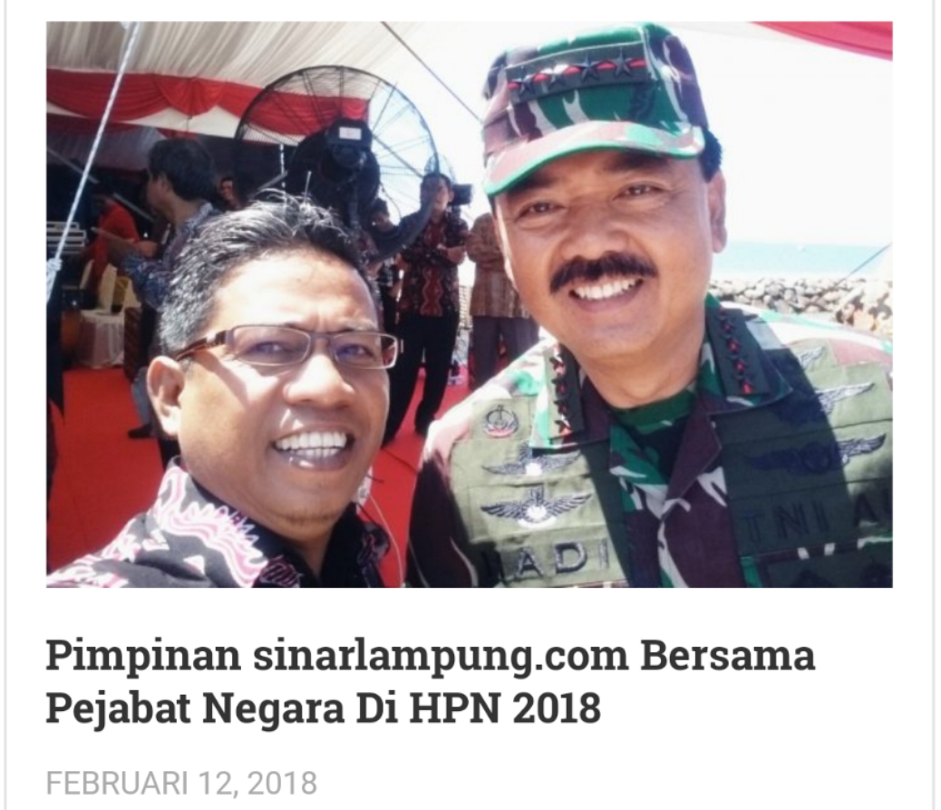 Juniardi Sayangkan Aksi Oknum TNI “Halangi” Tugas Jurnalistik di Lampung Timur