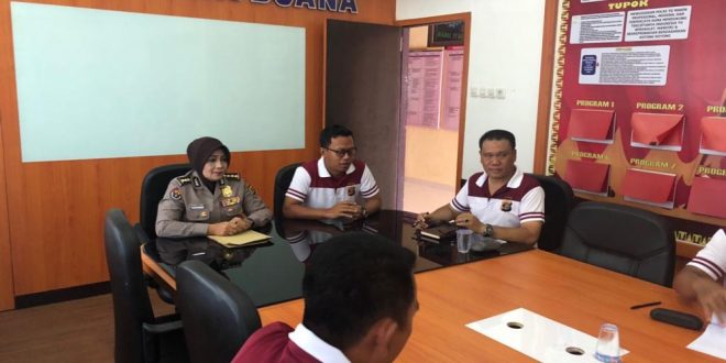 Polres Lamteng Mendapat Pengarahan dari Humas Polda Lampung
