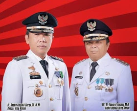 Bupati Raden Adipati Tinjau Pilkakam Serentak se-Way Kanan