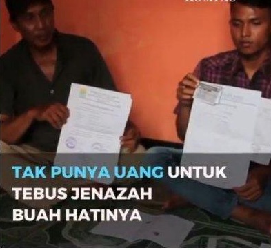 Kesulitan Biaya Topan dan Mustika Tebus Jenazah Bayi dengan BPKB Motor Kakeknya