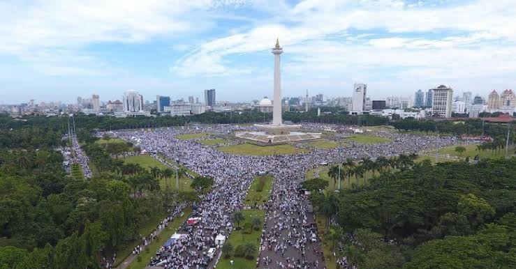 CNN Tulis Massa Reuni 212 Diprediksi Mencapai 16 Ribu Orang