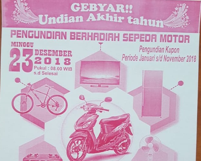 Senam Bersama Akan Ramaikan Gebyar Undian Akhir Tahun Taman Palem Indah Kota Metro