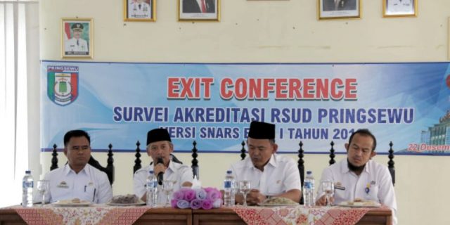 Sujadi Resmikan Exit Conference RSUD Pringsewu