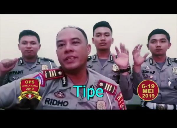 Operasi Kepatuhan Keselamatan Krakatau 2019, Kasat Lantas Pesawaran Himbau Tertib Lantas Lewat Lagu