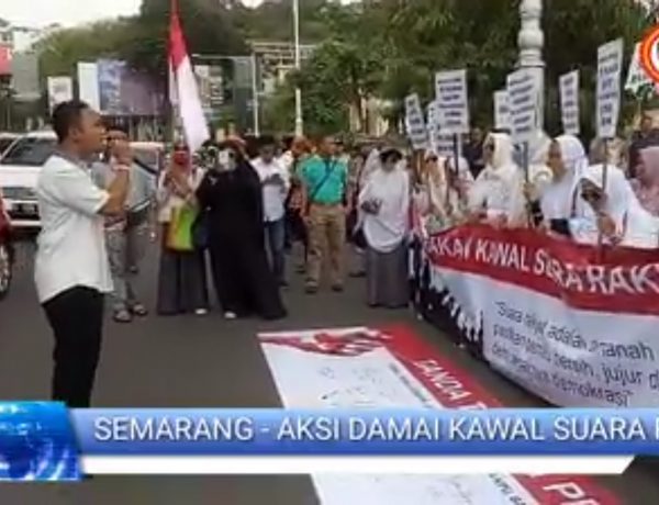 Mahasiswa dan Masyarakat Semarang Mengawali “Gerakan Kawal Suara Rakyat”