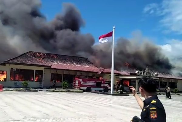 Polda Lampung Undang Puslabfor Sumbagsel Usut Kebakaran Polres Lampung Selatan