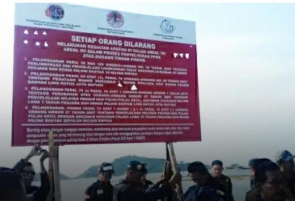 Pulau Tegal Mas Resmi di Segel, Wakil Ketua KPK Dampingi Tim Gabungan