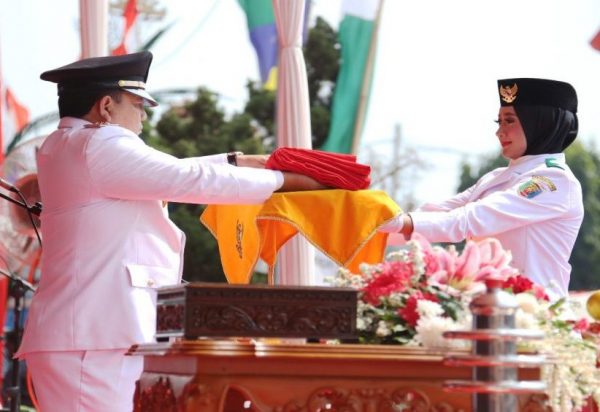 Gubernur Arinal Djunaidi Inspektur Upacara Detik-detik Proklamasi HUT ke-74 Kemerdekaan RI