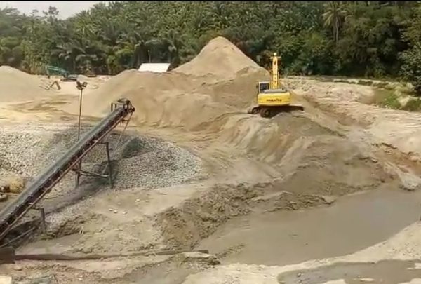Lapor Pak Kapolda, Aktivitas Tambang Pasir Raksasa Rusak Sungai Way Waya?
